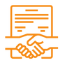 Shaking hands icon