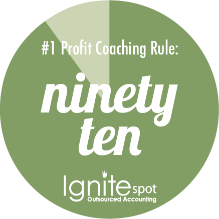 Our #1 Profit Coaching Tip Is Insanely Simple : The 90/10 Rule